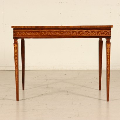 Elegant Inlaid Writing Desk Italy Second Half of 1800s