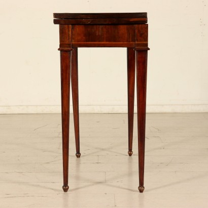 Neoclassical Walnut Games Table Italy Last Quarter of 1700s