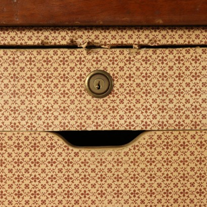 Large Walnut Cupboard Four Doors Italy First Half of 1800s