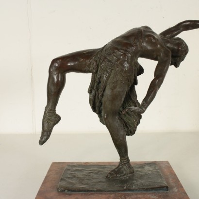 Sculpture Franco Bargiggia Bronze Marbre Italie Années 30-40