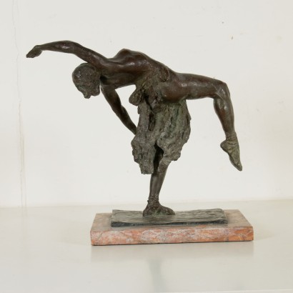 Sculpture Franco Bargiggia Bronze Marbre Italie Années 30-40