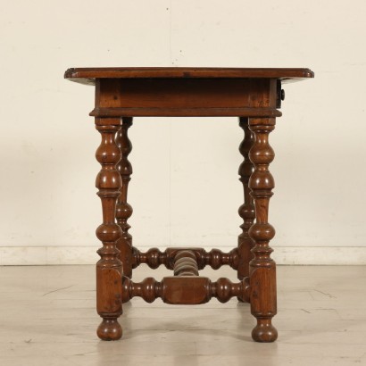 Walnut Spool Coffee Table Poplar Threads Italy First Half of 1600s