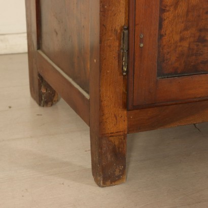 Bureau Bookcase Two Doors Walnut Italy Early 1800s