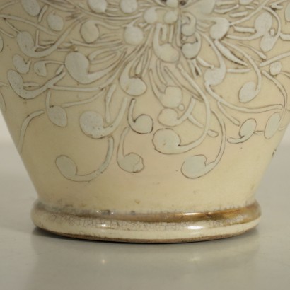 Vase Satsuma Céramique Fabriqué en Italie Fin '800 Début '900