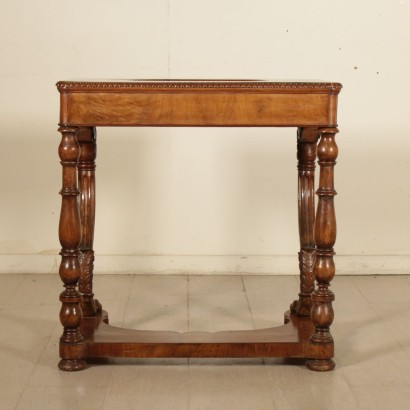 Small Restoration Console Table Walnut Italy First Half of 1800s