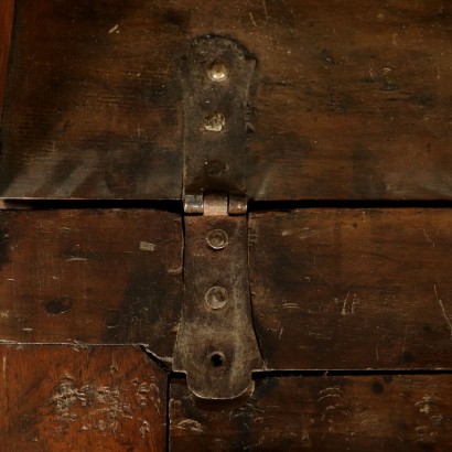 Walnut Drop-Leaf Bureau Italy First Half of 1700s