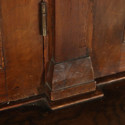 Double Body Bookcase Oak England Late 1800s