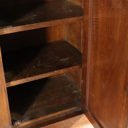 Double Body Bookcase Oak England Late 1800s