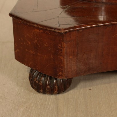 Swivel Book Stand Cherry Manufactured in Italy Second Quarter of 1800s