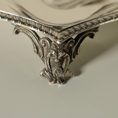 Encrier Argent Verre Gr. 350 Angleterre XXeme siècle