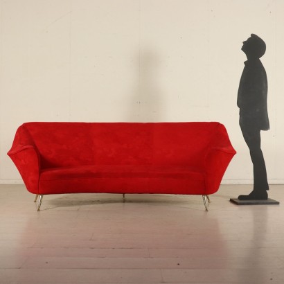 moderne Antiquitäten, moderne Design-Antiquitäten, Sofa, modernes Antiquitäten-Sofa, modernes Antiquitäten-Sofa, italienisches Sofa, Vintage-Sofa, 50er-Jahre-Sofa, 50er-Jahre-Design-Sofa