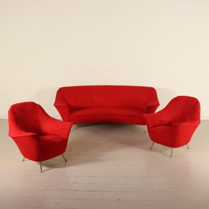 moderne Antiquitäten, moderne Design-Antiquitäten, Sofa, modernes Antiquitäten-Sofa, modernes Antiquitäten-Sofa, italienisches Sofa, Vintage-Sofa, 50er-Jahre-Sofa, 50er-Jahre-Design-Sofa