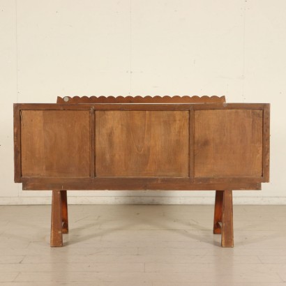 Buffet Mahogany Veneer Vintage Italy 1940s-1950s