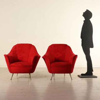 antigüedades modernas, antigüedades de diseño moderno, sillón, sillón de antigüedades modernas, sillón de antigüedades modernas, sillón italiano, sillón vintage, sillón de los años 50, sillón de diseño de los años 50