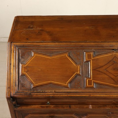 Drop-Leaf Cabinet with Inlaid Front Northern Italy Early 18th Century