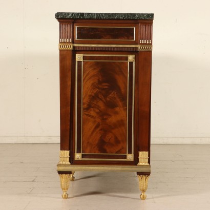 Elegant Napoleon III Mahogany Cupboard France Late 19th Century