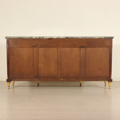 Elegant Napoleon III Mahogany Cupboard France Late 19th Century