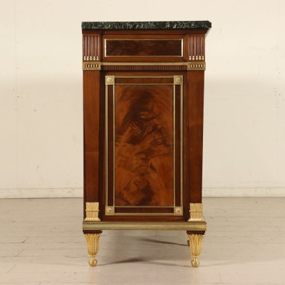 Elegant Napoleon III Mahogany Cupboard France Late 19th Century