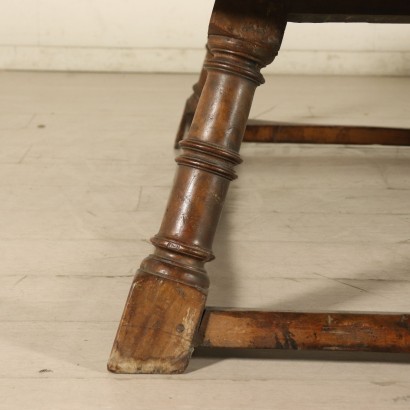 Large Living Room Walnut Table Italy Mid 20th Century