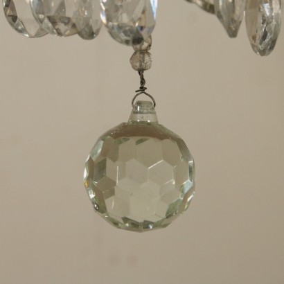 Marie Therese Chandelier Crystal Pendants Italy Early 1900s