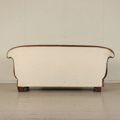 Carved Antique Sofa Mahogany Italy Second Quarter of 1800s