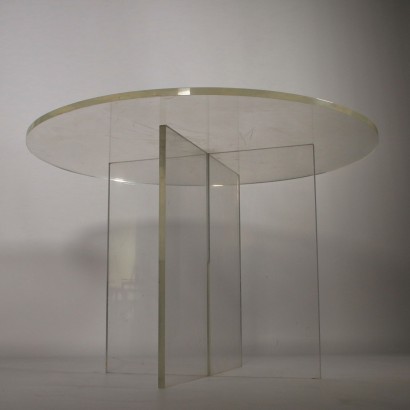 Plexiglass Table Vitnage Manufactured in Italy 1960s-1970s