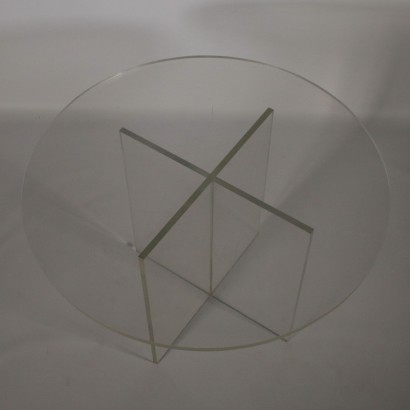 Plexiglass Table Vitnage Manufactured in Italy 1960s-1970s