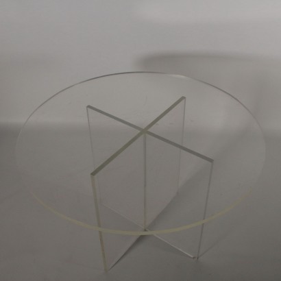 Plexiglass Table Vitnage Manufactured in Italy 1960s-1970s