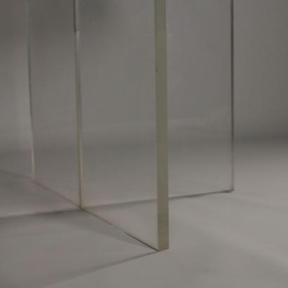 Plexiglass Table Vitnage Manufactured in Italy 1960s-1970s