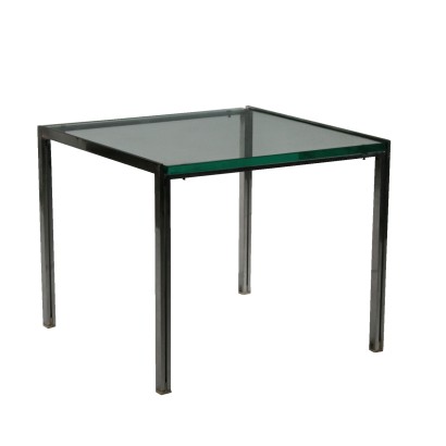 Petite Table Luar Acier Verre Ross Littell ICF