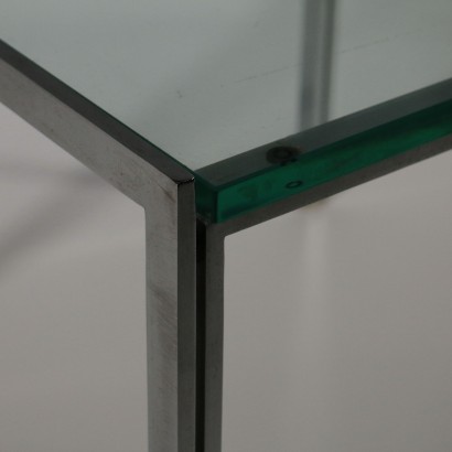 Petite Table Luar Acier Verre Ross Littell ICF