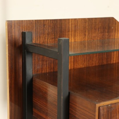 Hallway Furniture Rosewood Veneer Vintage Italy 1960s