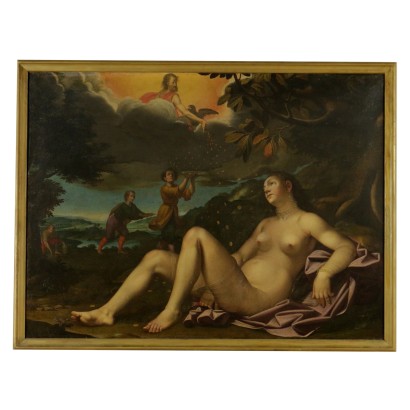 Mythological Scene Danae and the Shower of Gold 17th Century