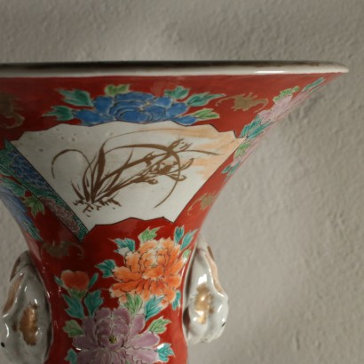 Paire de Vases Imari PorcelaineJapon Fin de la période Meiji 1868-1912