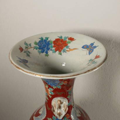 Paire de Vases Imari PorcelaineJapon Fin de la période Meiji 1868-1912