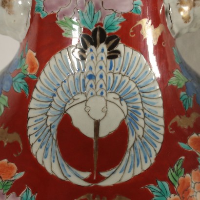 Paire de Vases Imari PorcelaineJapon Fin de la période Meiji 1868-1912