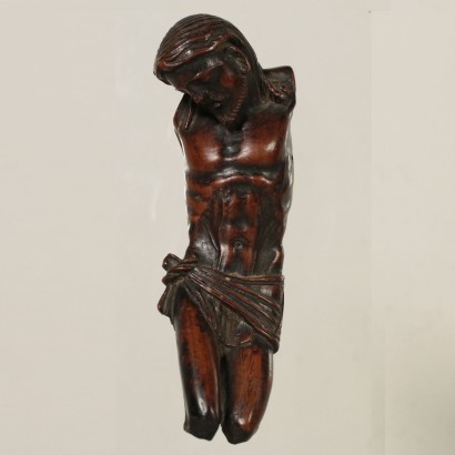 Crucifix Buis Plexiglas Italie '700-'800