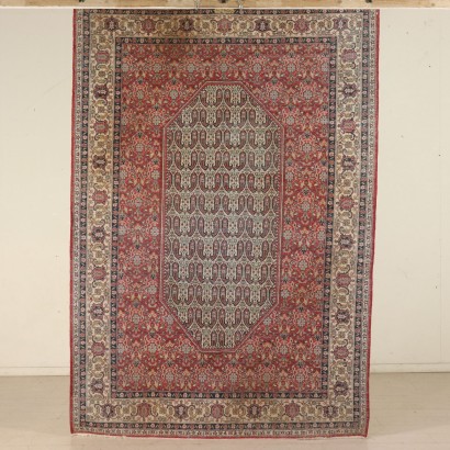 Tabriz Carpet India Cotton Wool Handmade 2000s