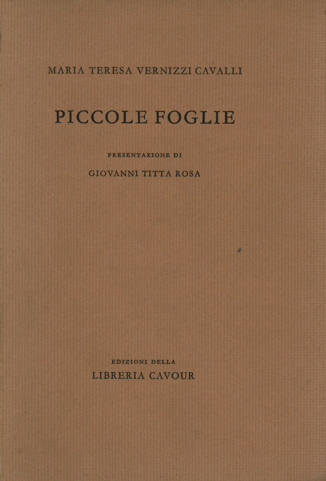 Piccole foglie, s.a.
