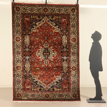 Handmade Srinagar Carpet Manufactured in India 20th Century