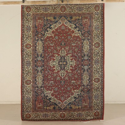 Tapis Srinagar Coton Laine Fabrication manuelle India Années'90-2000