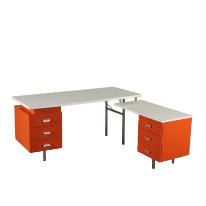 Bureau George Nelson Métal Formica ICF De Padova Italie Années 60-70