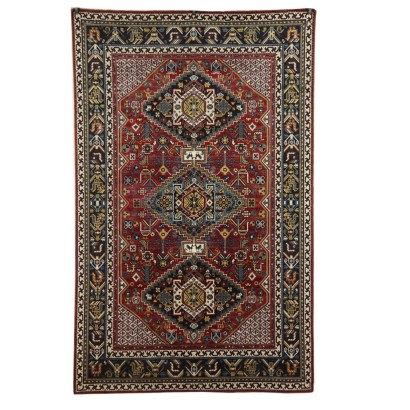 Handmade Caucasian Carpet Manufactured in Pakistan 1990s