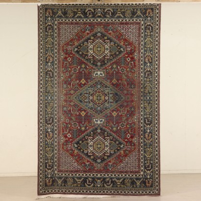 Handmade Caucasian Carpet Manufactured in Pakistan 1990s