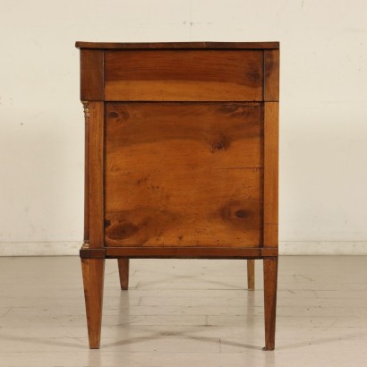 Empire Walnut Chest of Drawers Italy Early 1800s