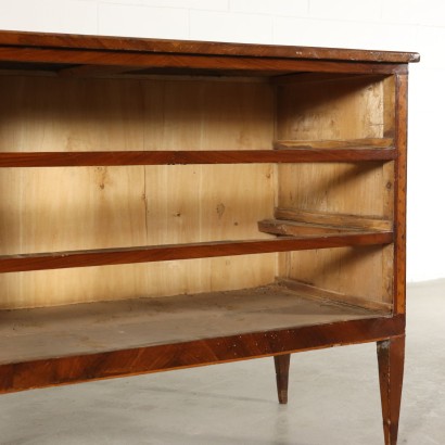 Chest of Drawers Walnut Feather Banded Italy Early 1800s