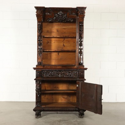 Walnut Cupboard with Upper Case Italy 18th-20th Century