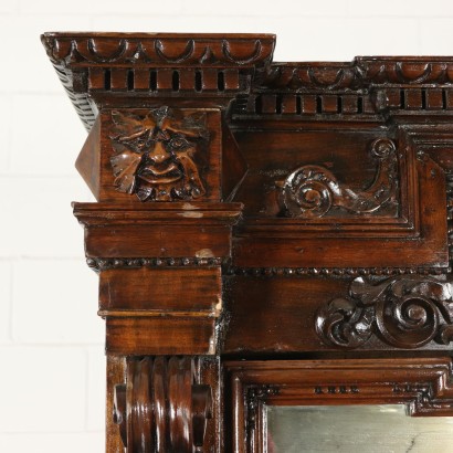 Walnut Cupboard with Upper Case Italy 18th-20th Century