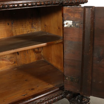 Walnut Cupboard with Upper Case Italy 18th-20th Century