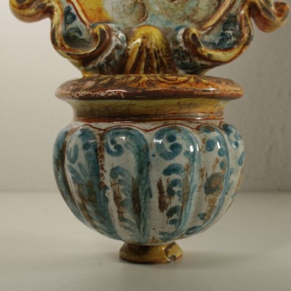 Holy Water Font Ceramic Italy 20th Century